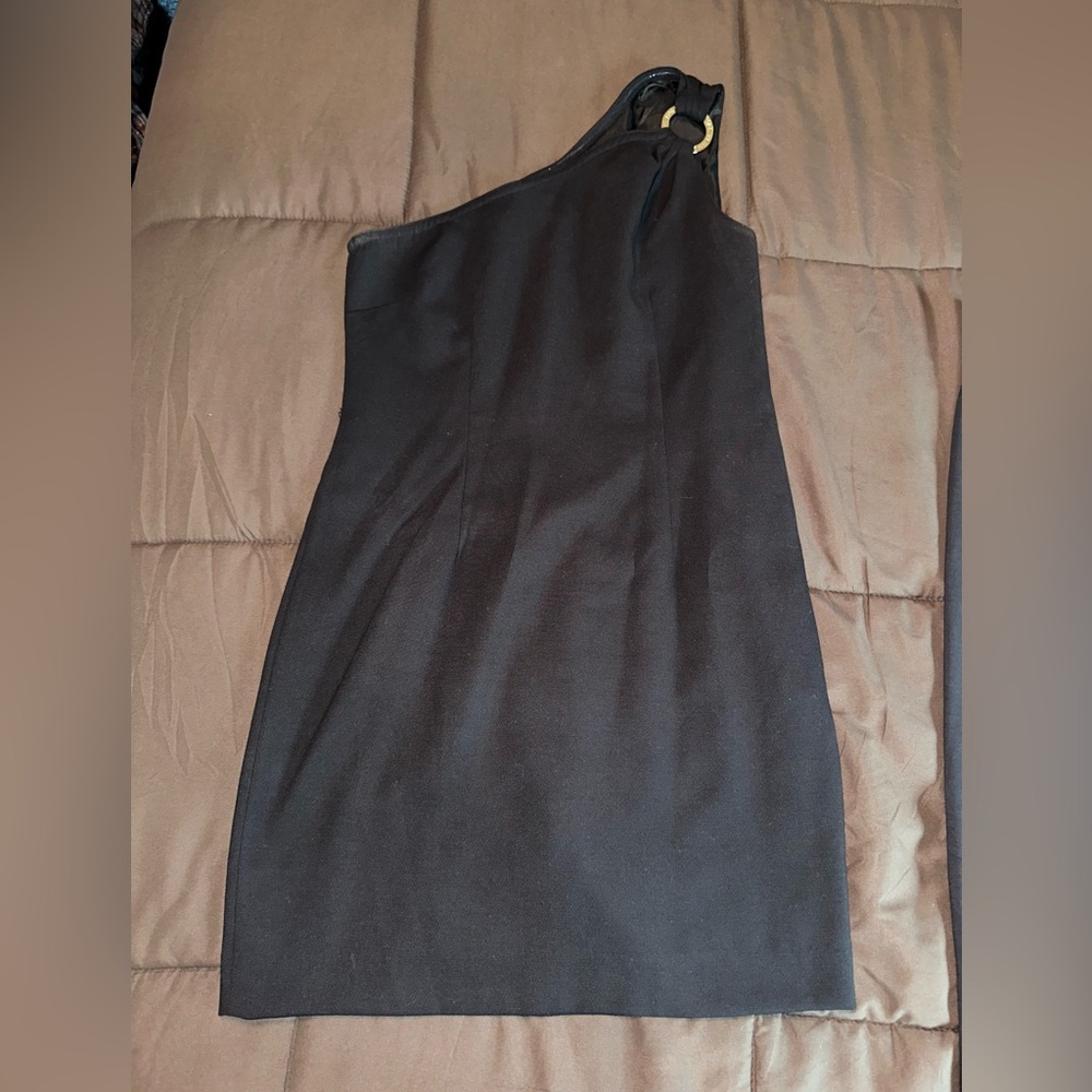Michael Kors one shoulder dress.